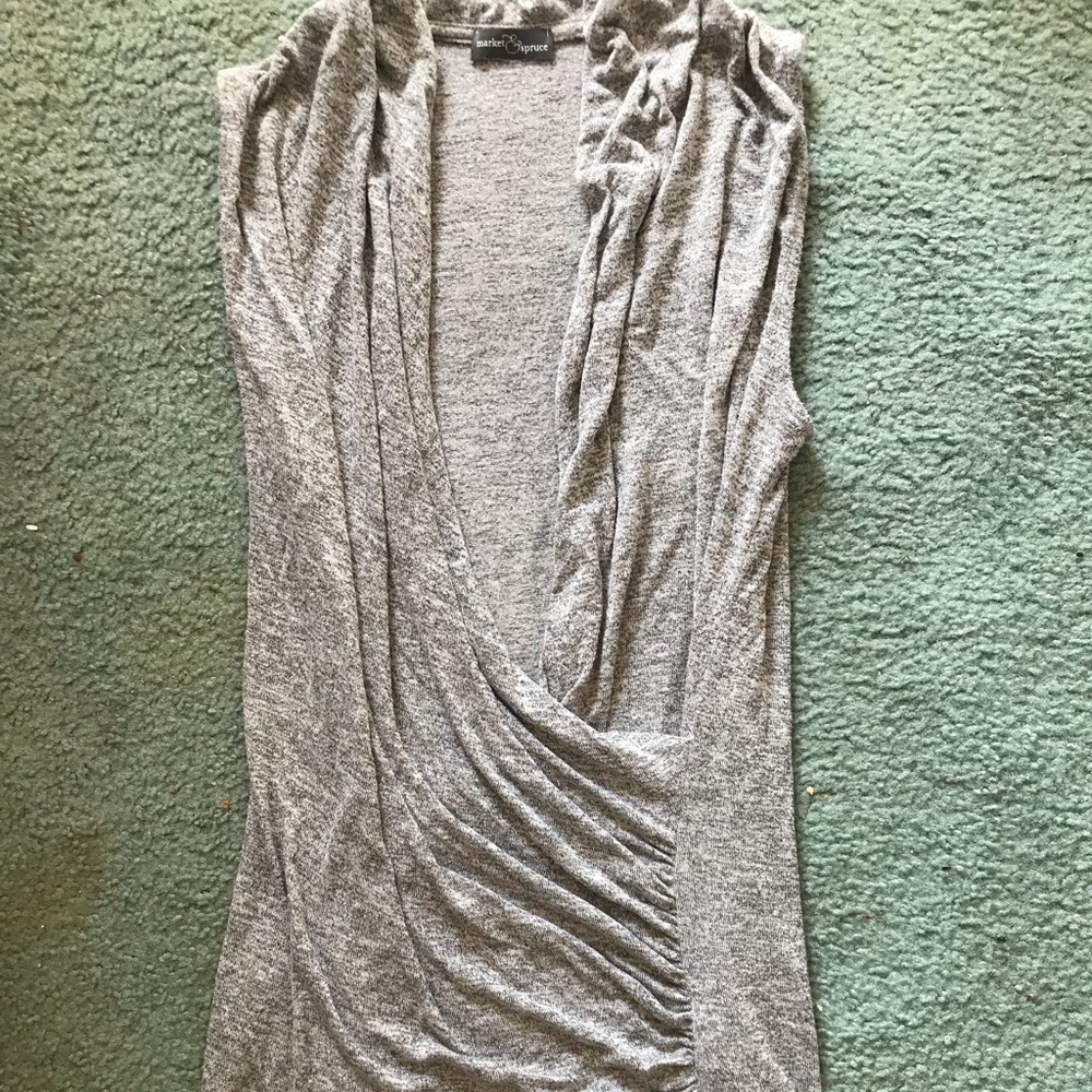 Used Market&Spruce sleeveless sweater-shirt